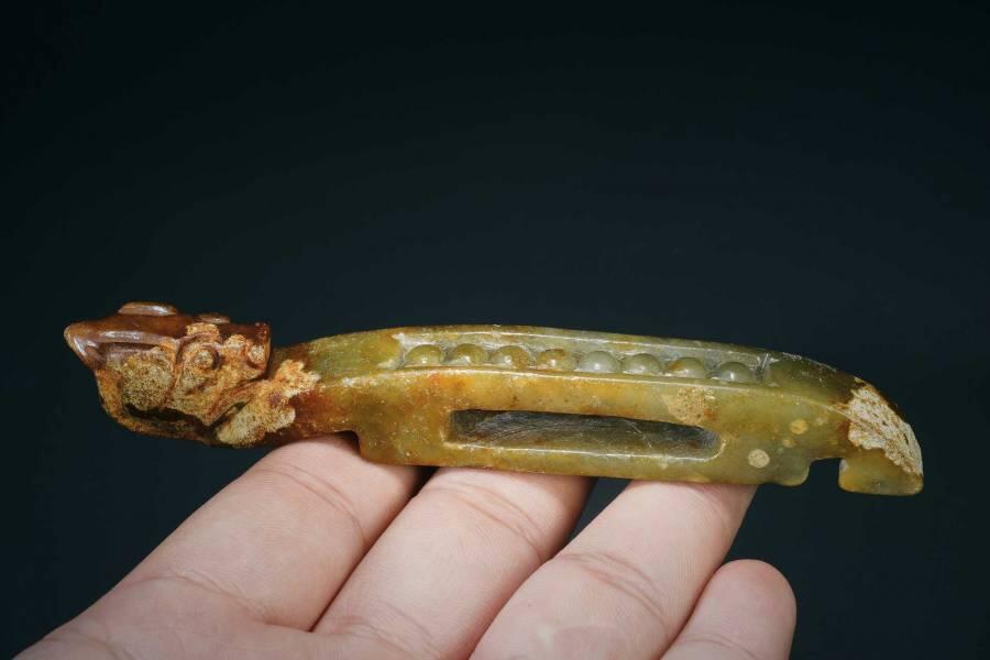 上海都达杂项专场三（全场包邮） 古玉玉带钩86-55