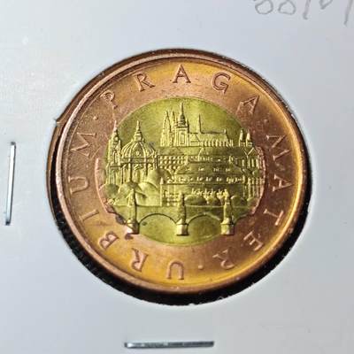 KK钱币收藏小铺  第388期  2月预留时间 周末发货 - 2008 捷克50克朗双色币 好品