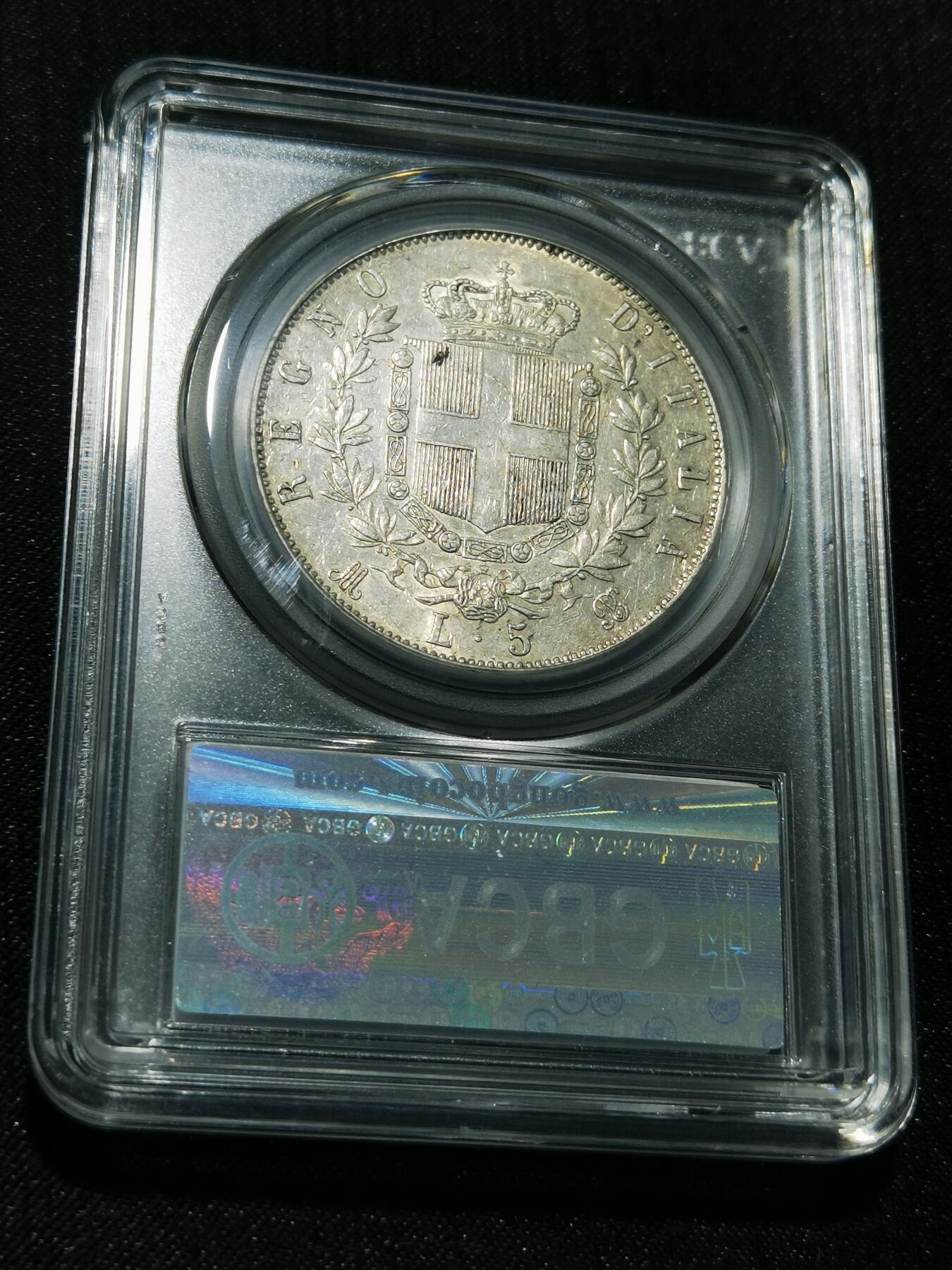 天下钱庄专场欢迎参拍 意大利5里拉银币