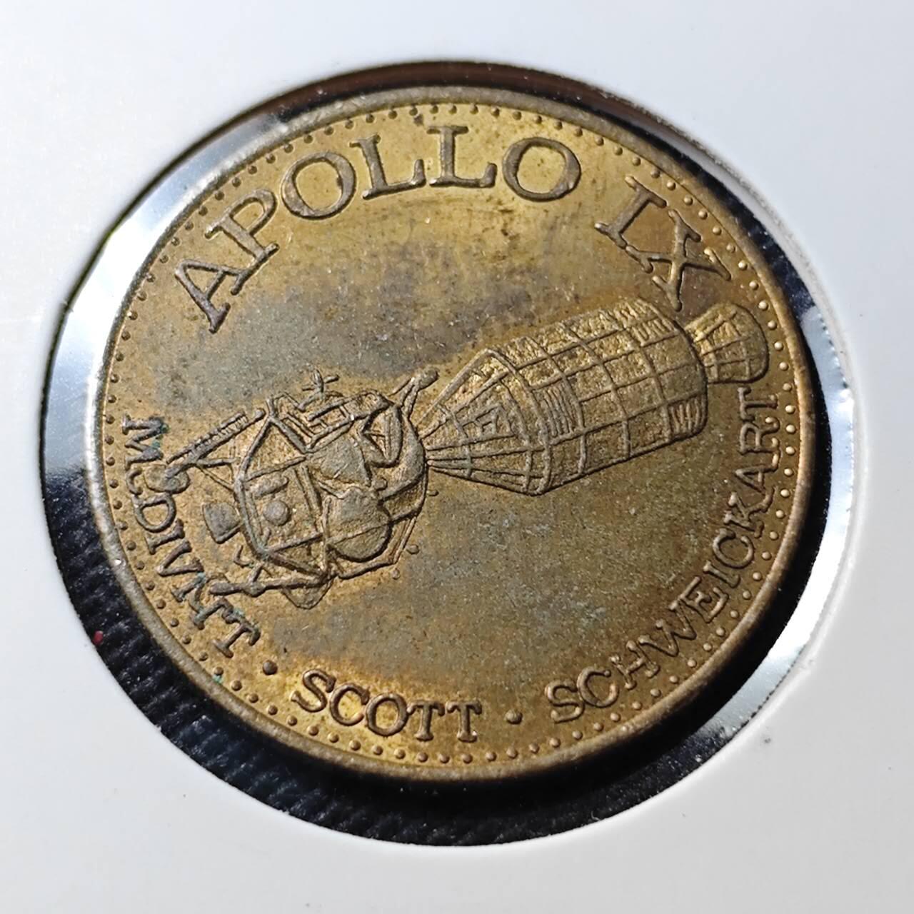 KK钱币收藏小铺  第388期  2月预留时间 周末发货  美国航天纪念章