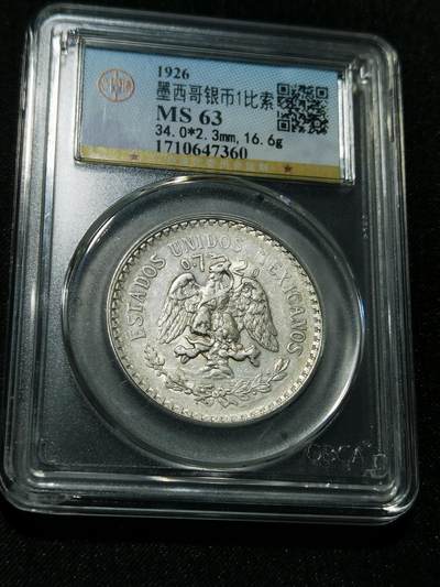 天下钱庄专场欢迎参拍 - 墨西哥鹰一比索银币