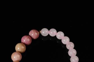 上海都达杂项专场三十四【年后发货全场包邮】  天然粉晶、啬薇辉手串86-316