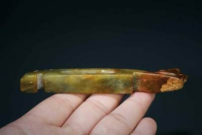 上海都达杂项专场三十四【年后发货全场包邮】  古玉玉带钩86-55