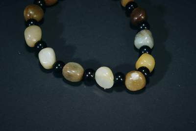 上海都达杂项专场三十四【年后发货全场包邮】  天然和田玉籽料 手串86-79