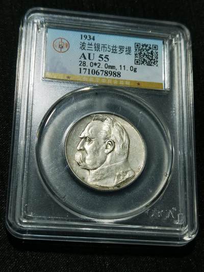 天下钱庄专场欢迎参拍 - 波兰5兹罗缇银币