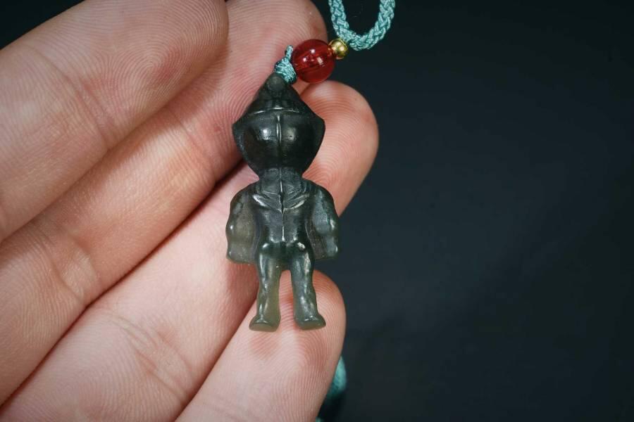 上海都达杂项专场三（全场包邮） 天然和田玉青玉奥特玛吊坠挂件86-97