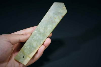 上海都达杂项专场三十四【年后发货全场包邮】  古玉龙纹令牌86-54