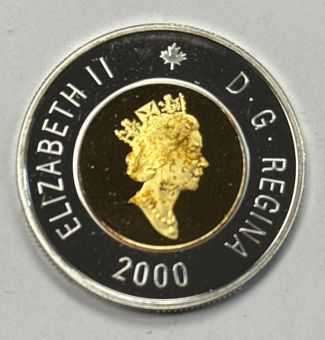 S&S Numismatic世界钱币-拍卖 第119期  加拿大2000年 北极熊 2加元双色银币 8.83克925银