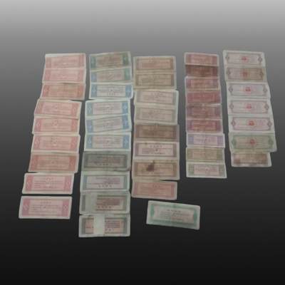 贺春启航--源起 - 38张地方粮票，6张全国通用粮票