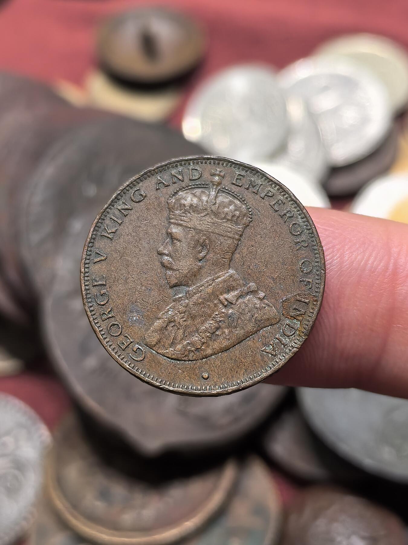 南宋泉阁俄币 外币 国币 专场第二十一期 【送拍无额外佣金】 英属香港 1933年 乔治五世 香港一仙铜币 字口清晰 好品