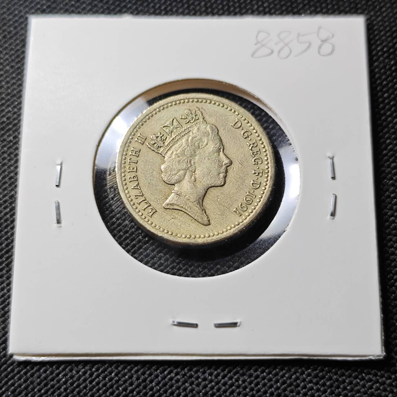 KK钱币收藏小铺  第388期  2月预留时间 周末发货  英国1镑
