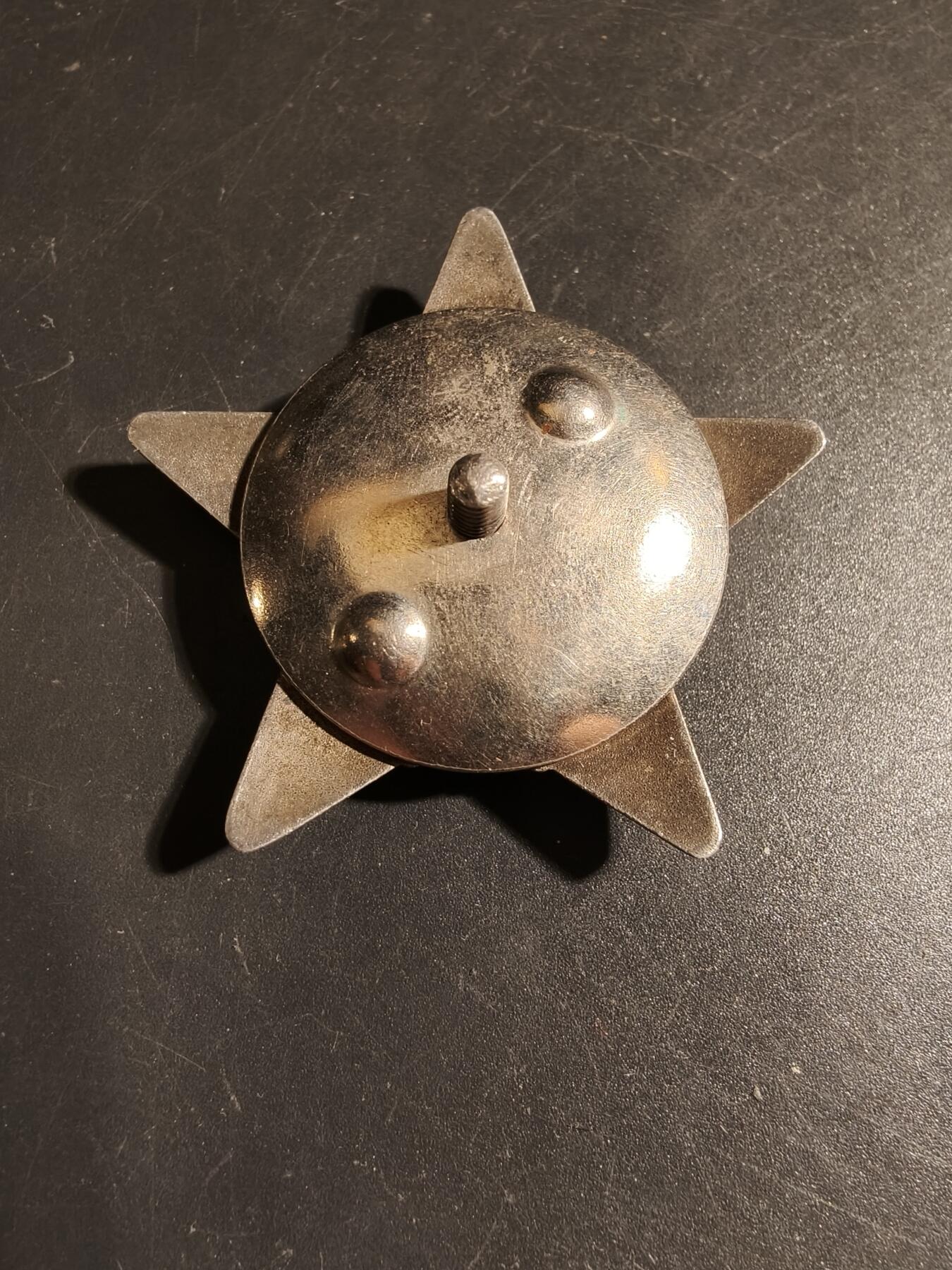 老王徽章第178期 苏联红星勋章    银质珐琅     339万号段    30.8g