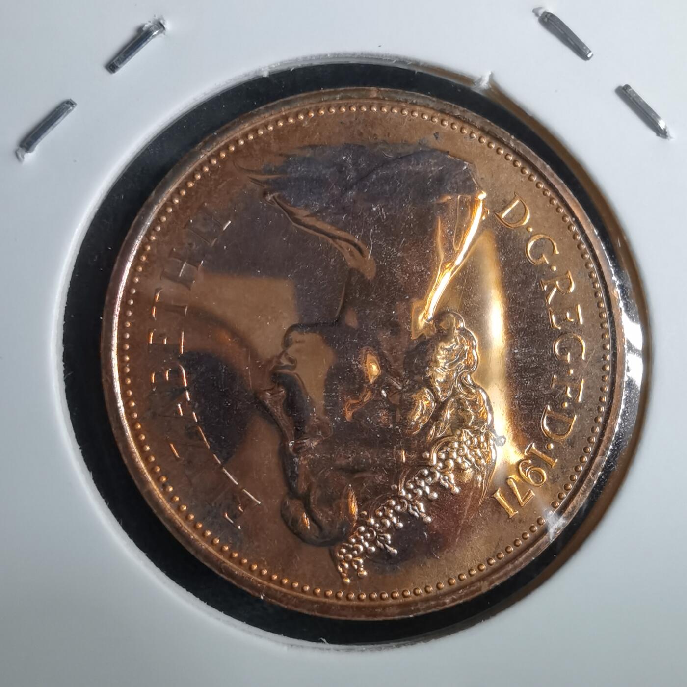 沼泽如烟--第967场 英国1971年2便士精制币