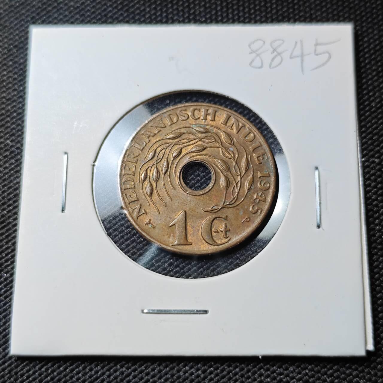 KK钱币收藏小铺  第388期  2月预留时间 周末发货  荷属东印度一分铜币