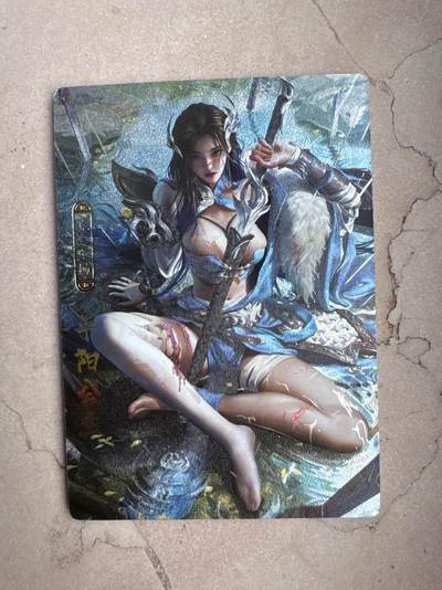 月落卡牌大清仓第4期 - 卡玩帕克  神州百花谱   平阳公主   三连一套