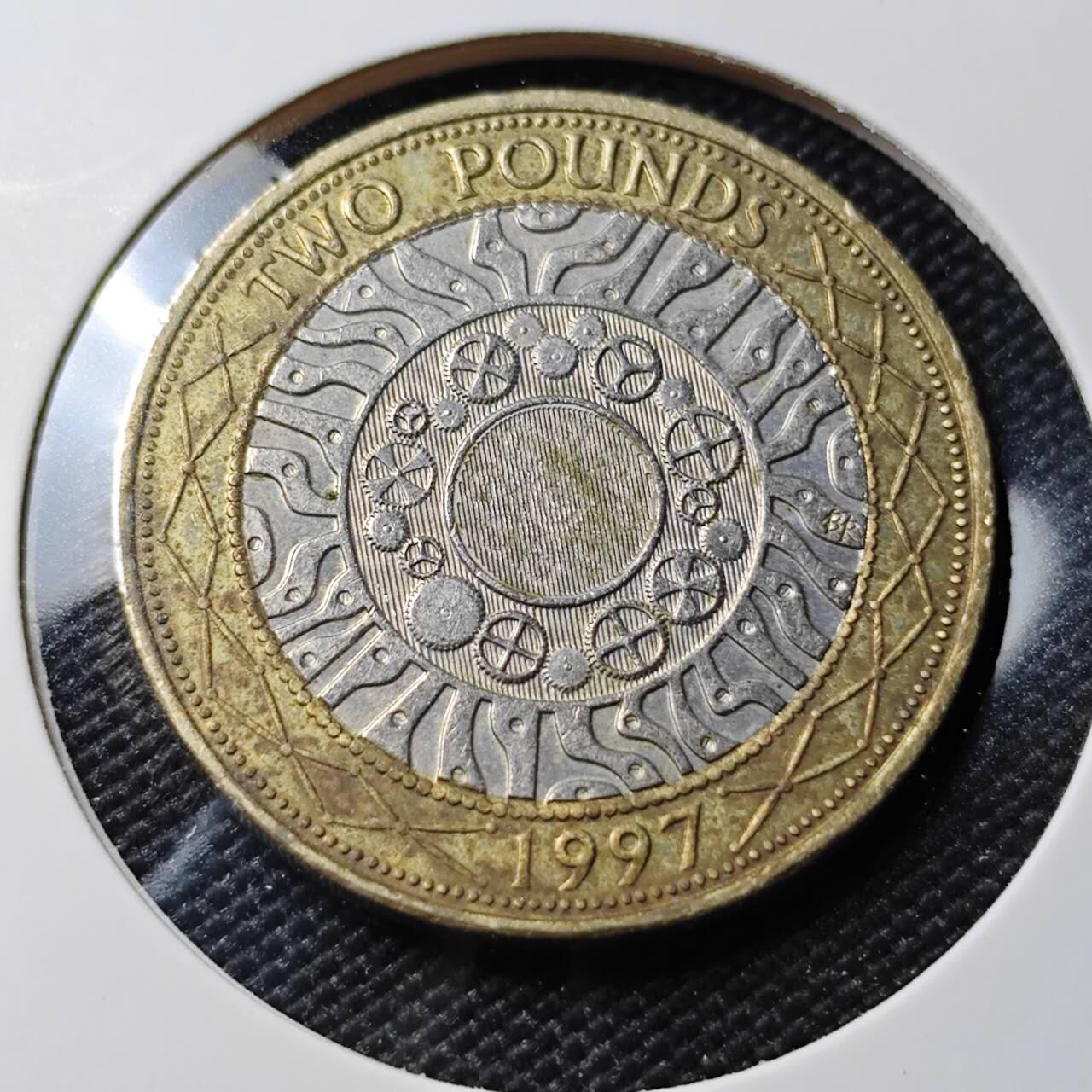 KK钱币收藏小铺  第388期  2月预留时间 周末发货  英国2镑双色币