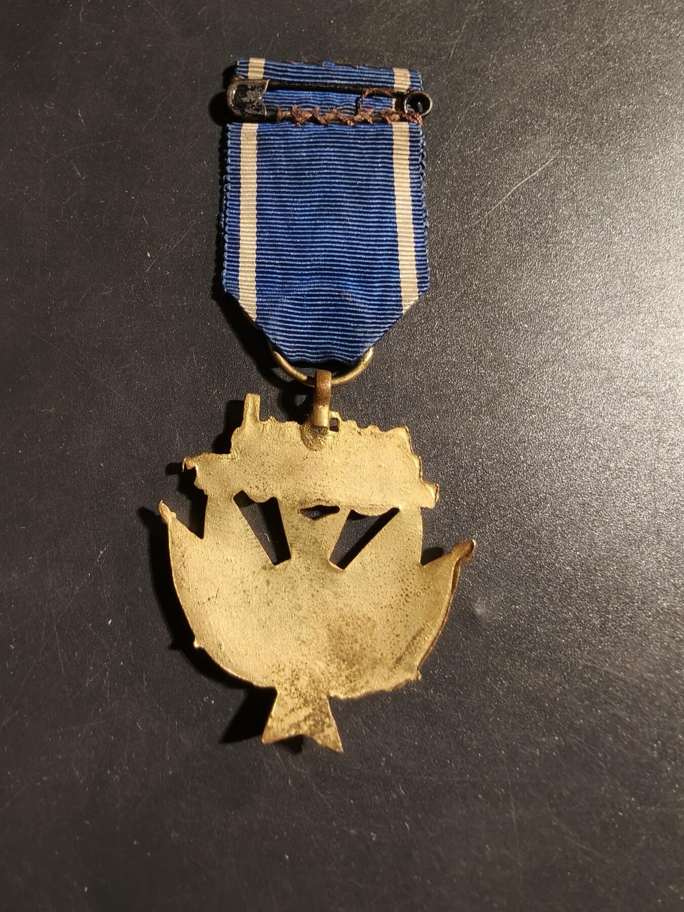 老王徽章第178期 法国铁路工人协会奖章   铜质珐琅