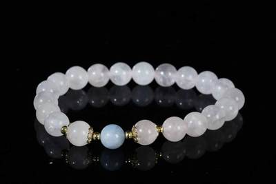 上海都达杂项专场三十四【年后发货全场包邮】  天然粉晶手串86-318