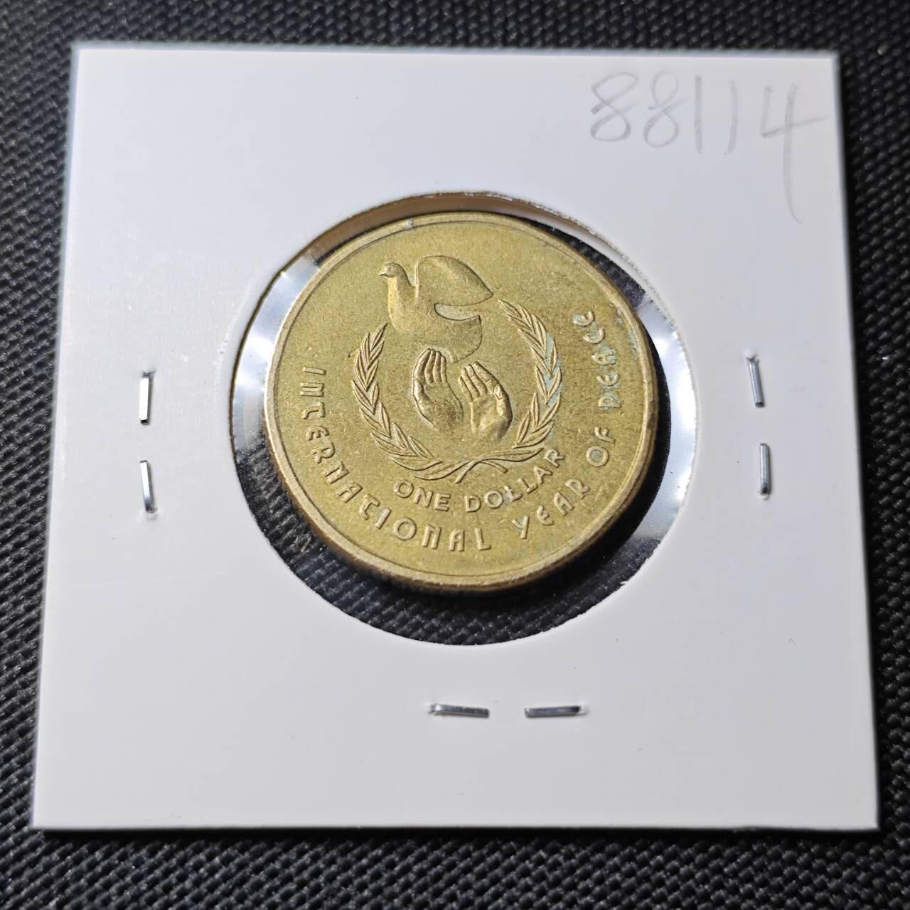 KK钱币收藏小铺  第388期  2月预留时间 周末发货  澳大利亚1元纪念币