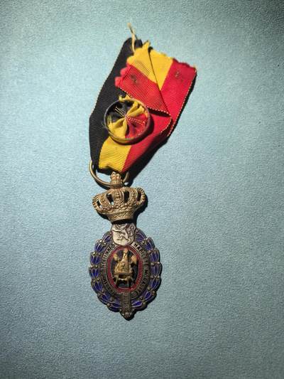 盛世勋华——号角文化勋章邮票专场拍卖第300期 - 比利时一级劳动功勋奖章 银制