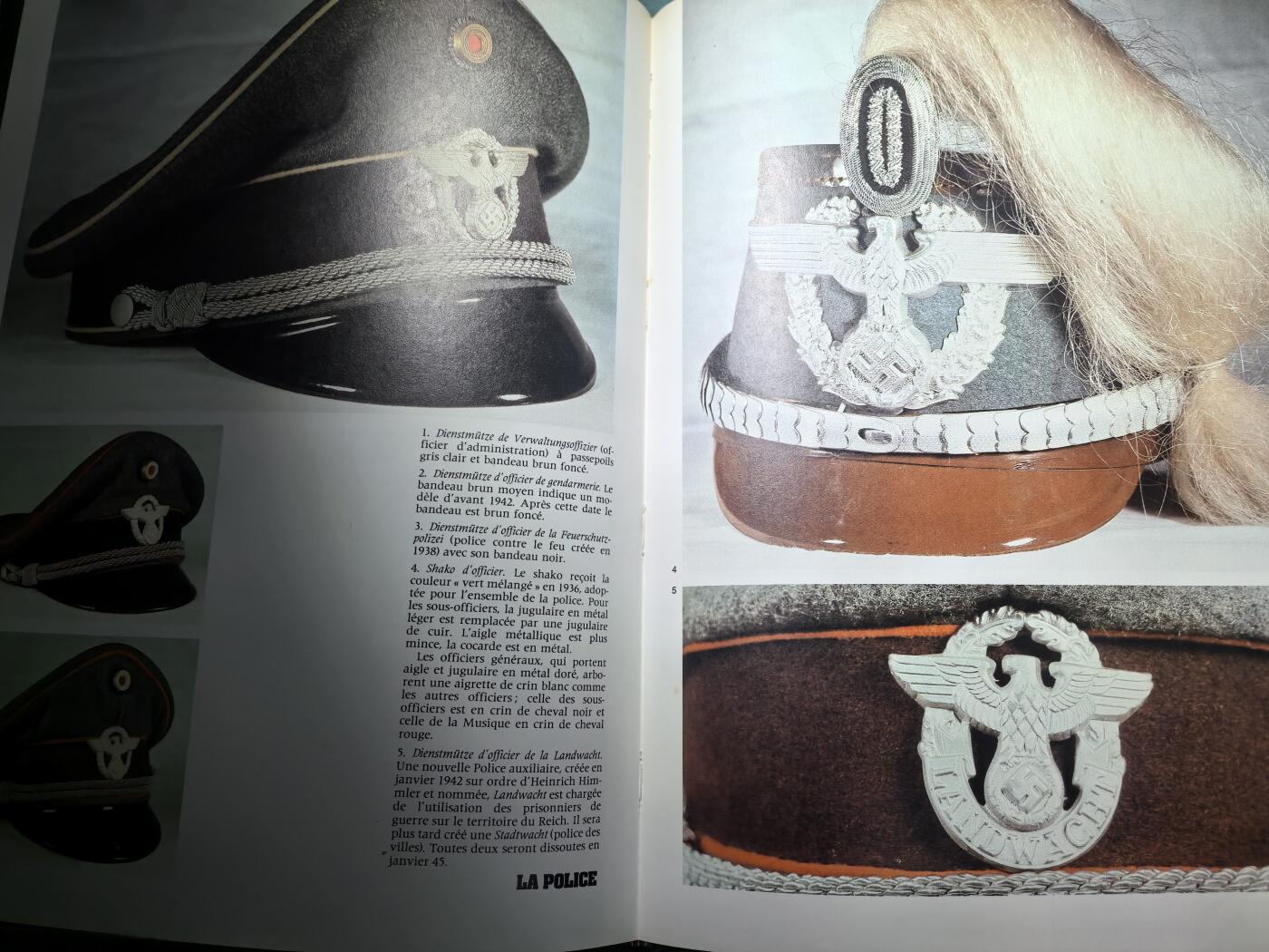 盛世勋华——号角文化勋章邮票专场拍卖第300期 德国（1939）军事组织大檐帽全集 法语版 海量精美彩图和历史图片 囊括陆海空党卫军等各军种 208页