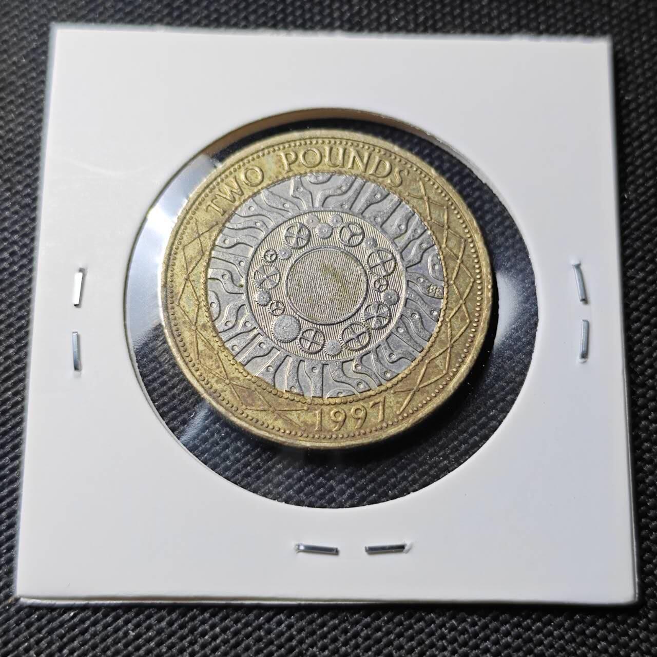 KK钱币收藏小铺  第388期  2月预留时间 周末发货  英国2镑双色币