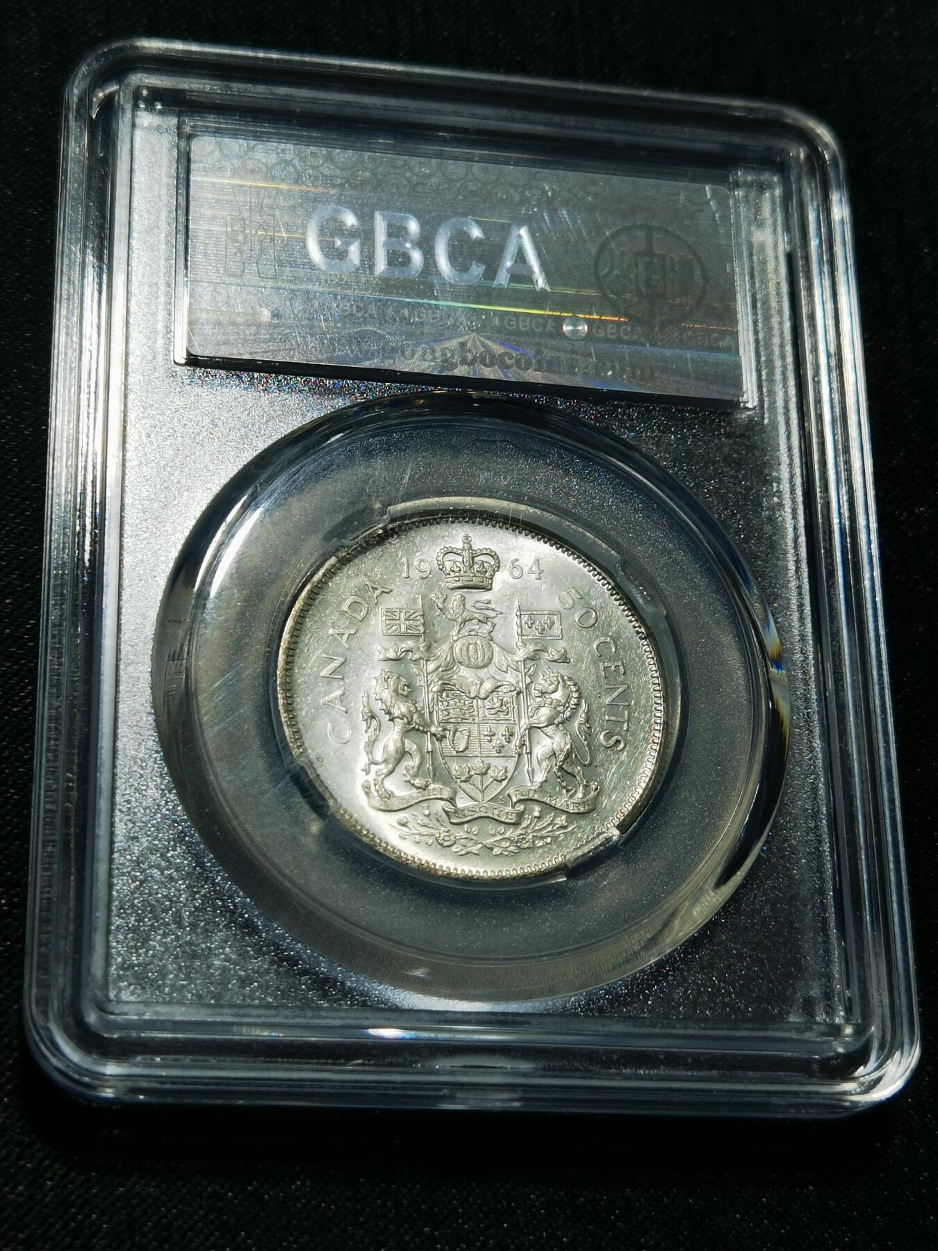 天下钱庄专场欢迎参拍 加拿大伊丽莎白半圆银币