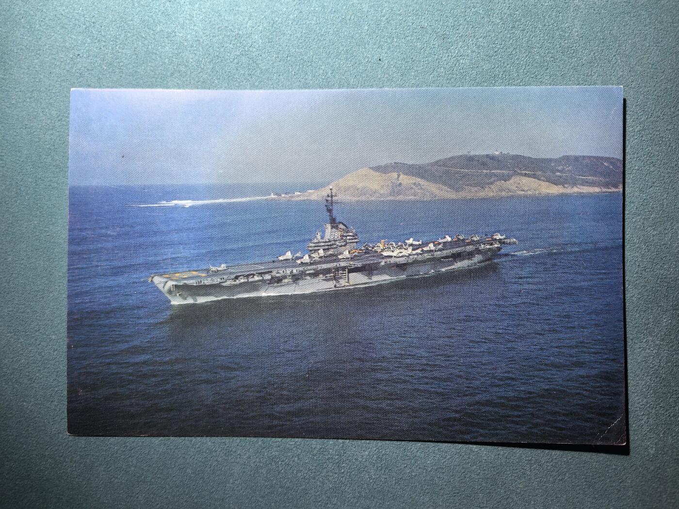 盛世勋华——号角文化勋章邮票专场拍卖第300期 美国冷战时期军舰专题明信片 香格里拉号航母