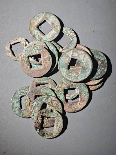 109期新疆红钱粟特钱币丝路钱币专场 - A1杂钱一组20枚