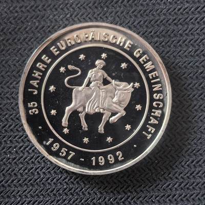 道一币馆币章第一百六十四场 - 葡萄牙1986年航海家塞弗哈特纯银纪念章 15g 999s