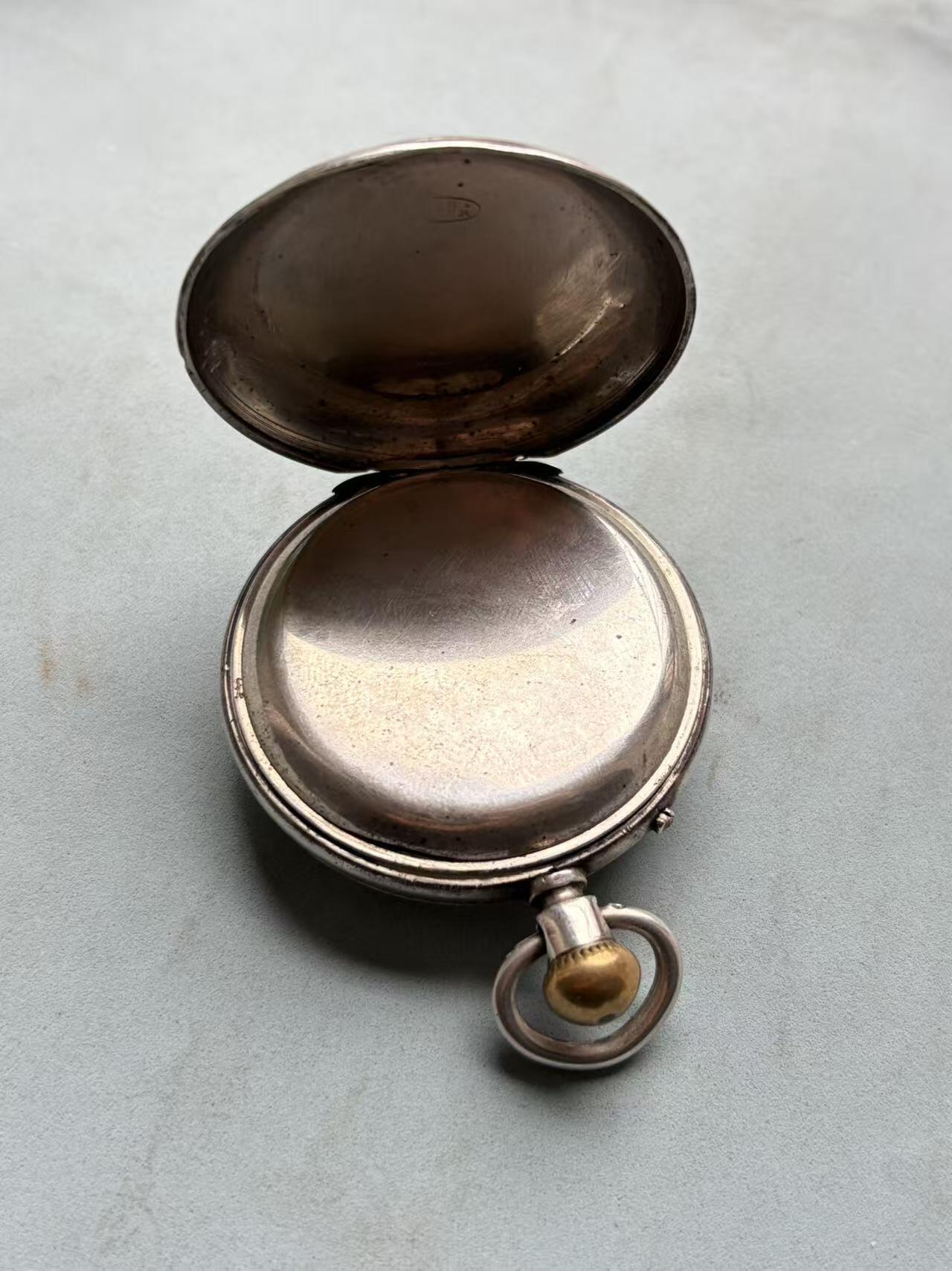 盛世勋华——号角文化勋章邮票专场拍卖第300期 英国银壳套怀表带银标