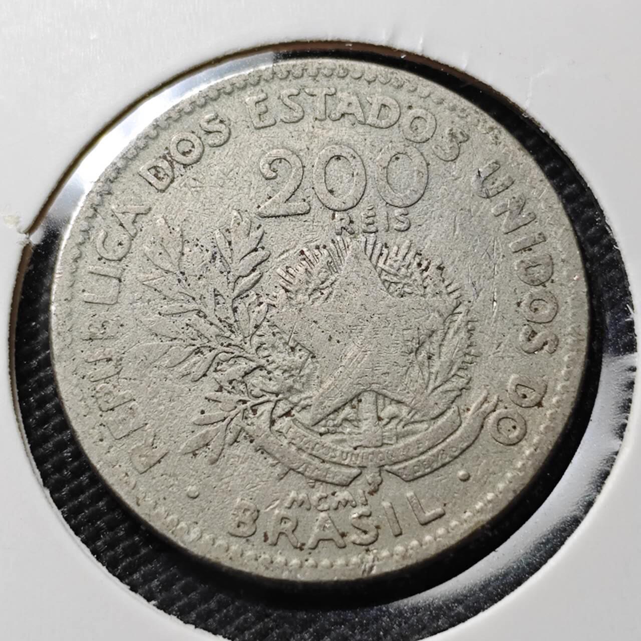 KK钱币收藏小铺  第388期  2月预留时间 周末发货  巴西200里拉