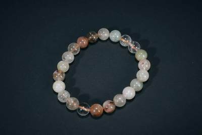 上海都达杂项专场三（全场包邮） - 彩兔毛水晶手串86-310