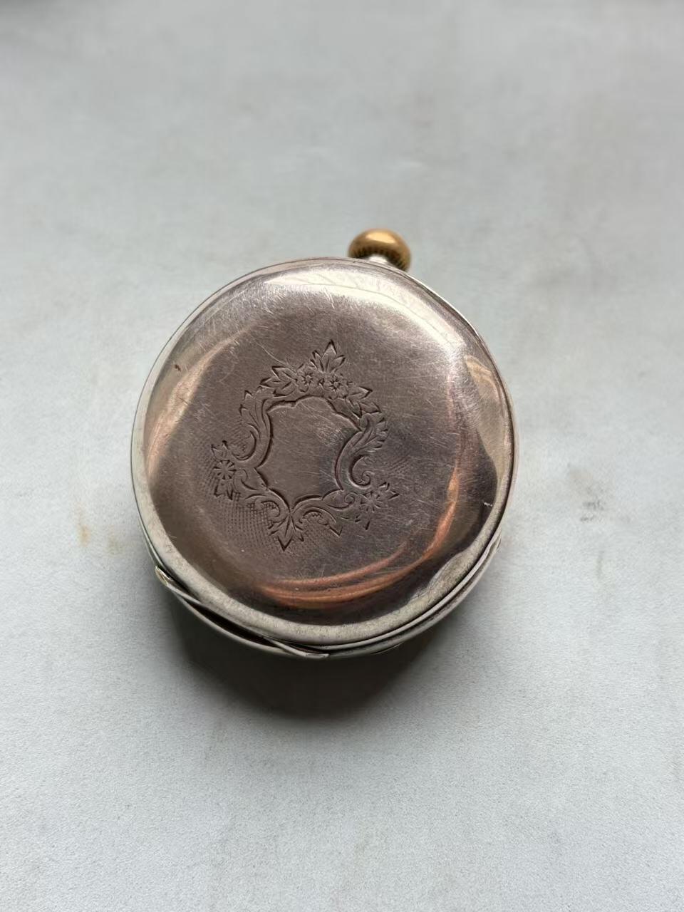 盛世勋华——号角文化勋章邮票专场拍卖第300期 英国银壳套怀表带银标