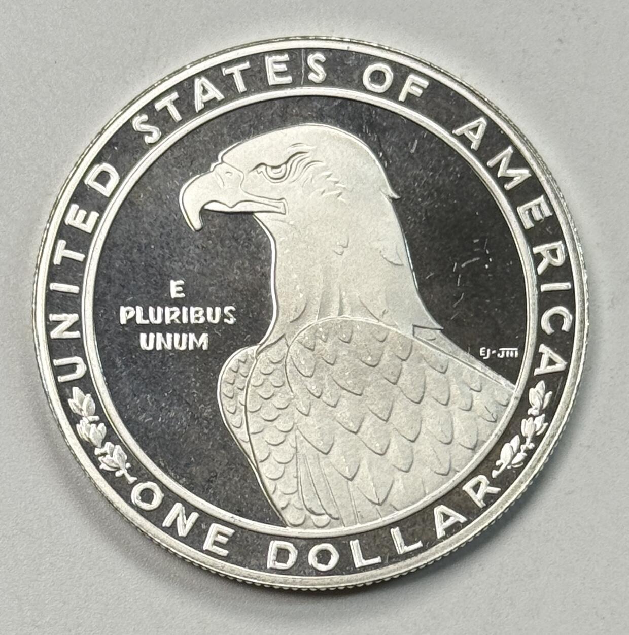 S&S Numismatic世界钱币-拍卖 第119期  获奖币*美国1983年 洛杉矶奥运会 1美元精制纪念银币 26.73克900银