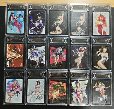 天玑星卡拍第162期《1.19周一截拍》持续收拍收评中 满赠卡需备注 - 焱卡文化 Art系列✘毒瘤 炫彩 十五张  CCG10 其中蓝序带编