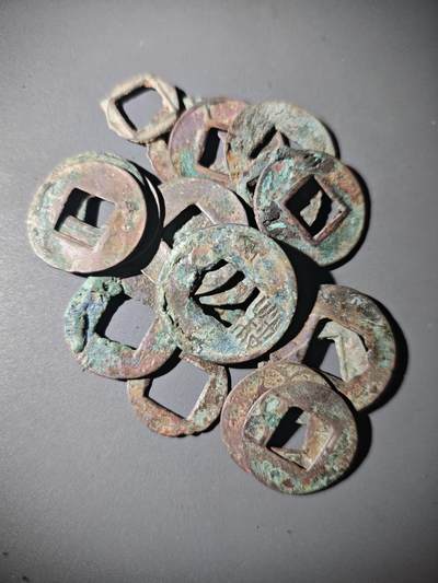 109期新疆红钱粟特钱币丝路钱币专场 - A11杂钱一组20枚