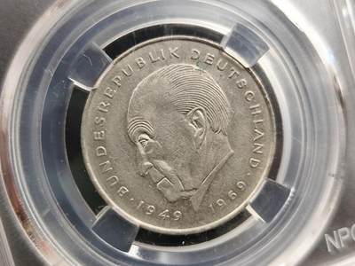 1月18日徽章钱币专场 - 众诚评级联邦德国2马克纪念币