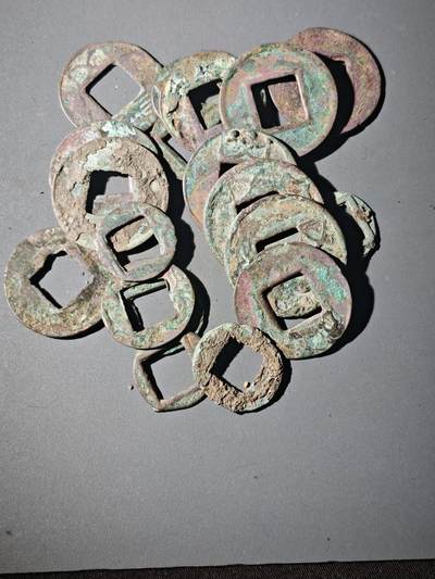 109期新疆红钱粟特钱币丝路钱币专场 - A4杂钱一组20枚