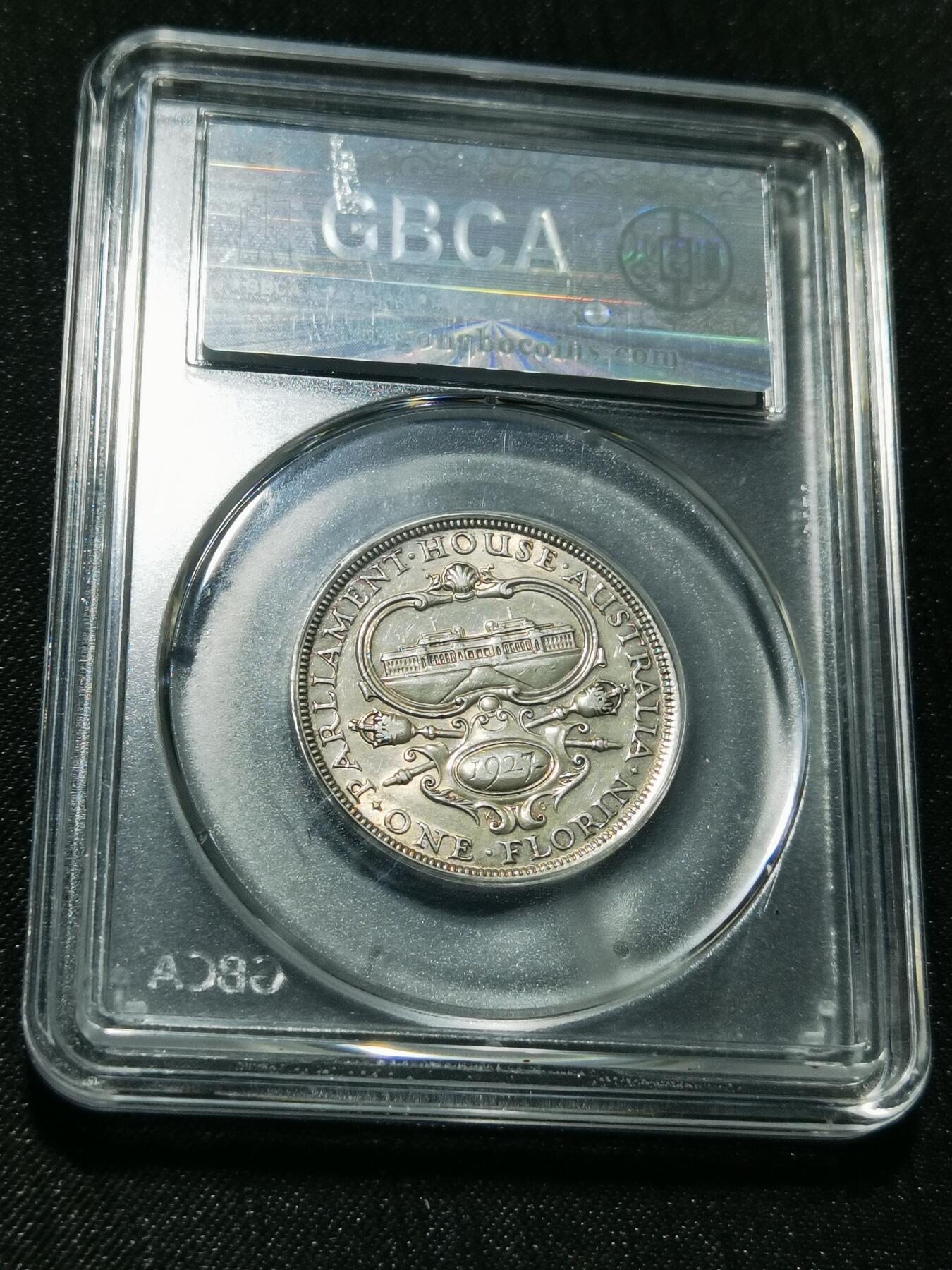 天下钱庄专场欢迎参拍 澳大利亚国会建成1弗罗林银币