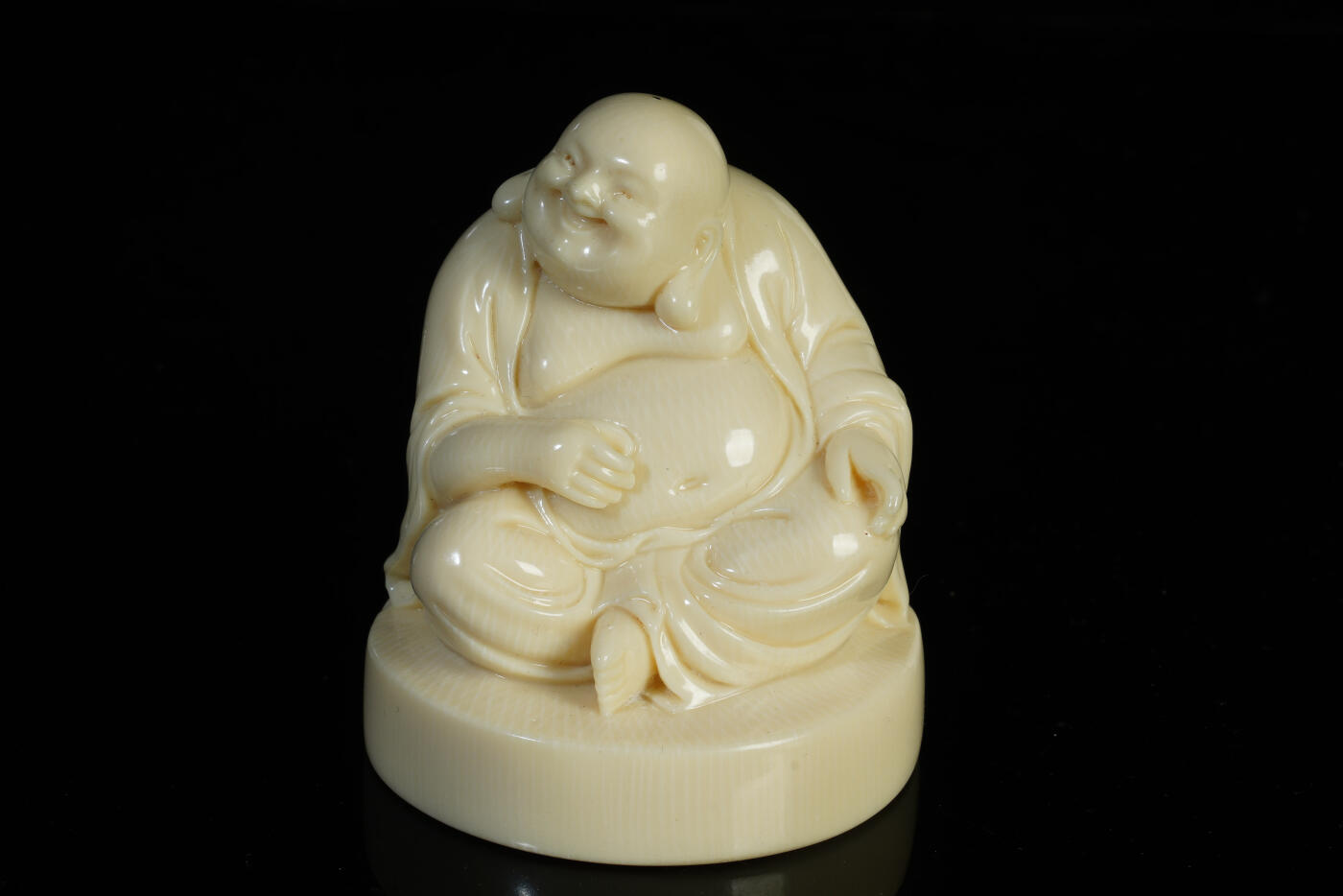 上海都达杂项专场七（全场包邮） 欢喜弥勒摆件