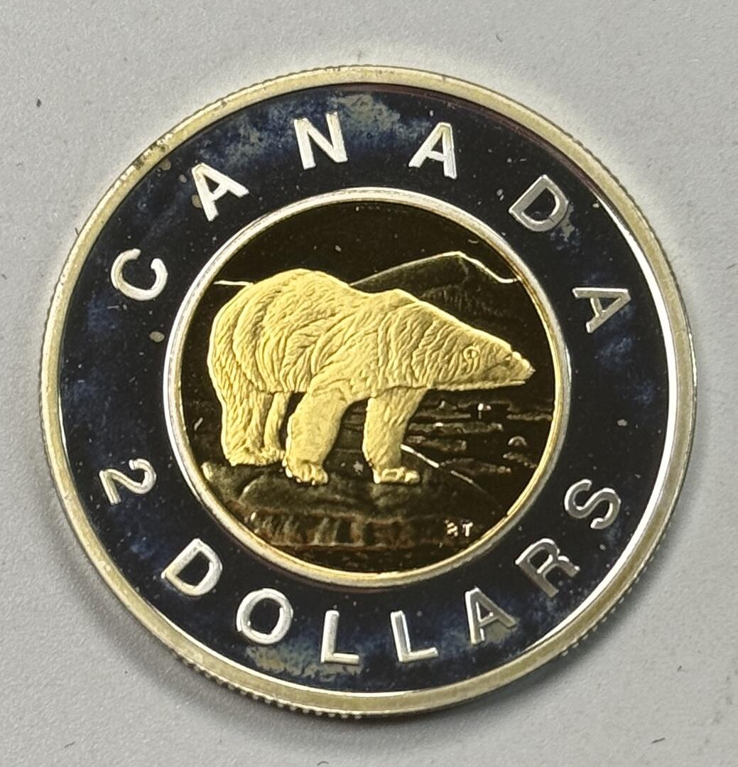 S&S Numismatic世界钱币-拍卖 第119期  加拿大2009年 北极熊 2加元双色银币 8.83克925银