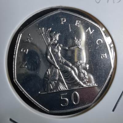 沼泽如烟--第967场 - 英国1971年50便士精制币