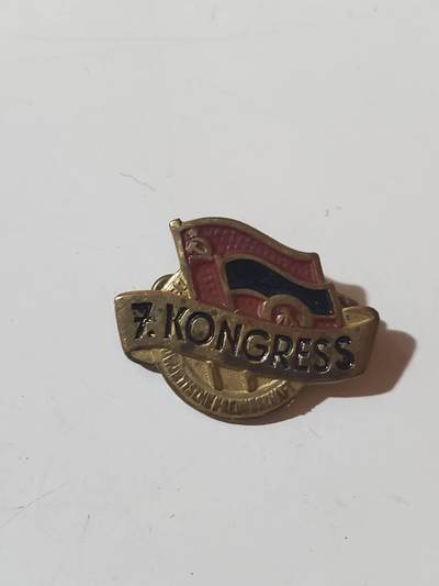 韵星假日军品类拍卖第三十八期 -- Rimey Holidays Militaria Auction 38 - 民主德国-苏联 苏德友谊协会第七届常务理事会会员证章 非常少见