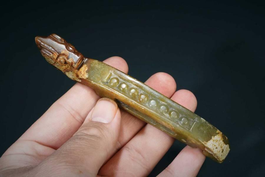 上海都达杂项专场三（全场包邮） 古玉玉带钩86-55