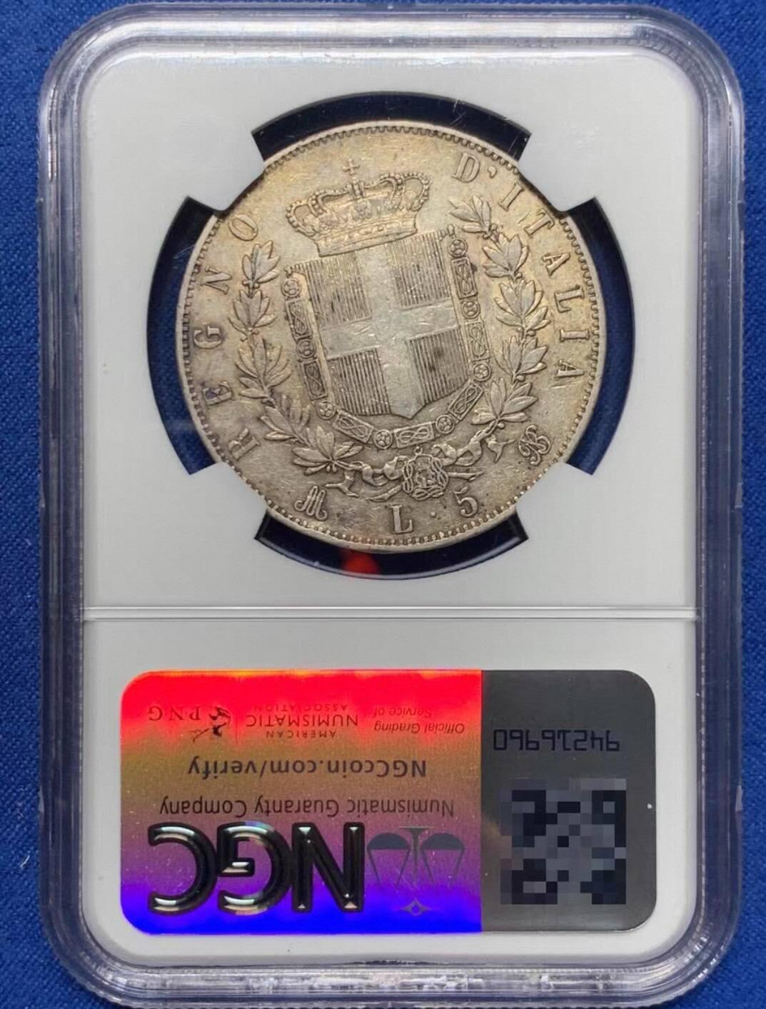 NGC XF45意大利银币