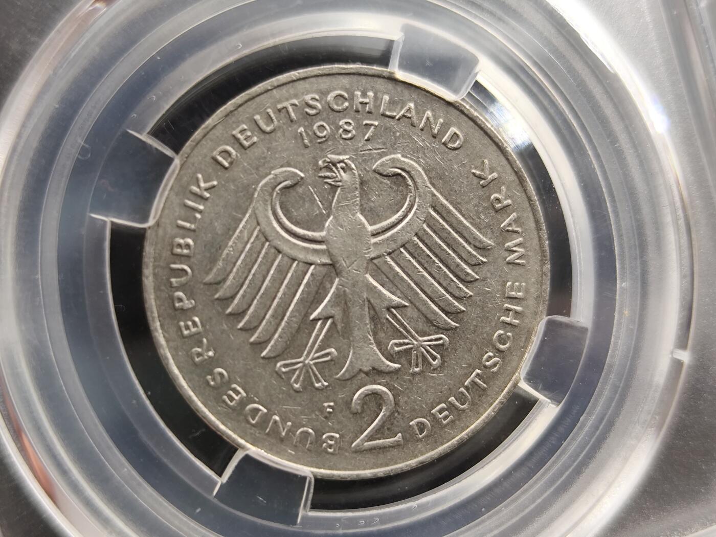 1月18日徽章钱币专场 众诚评级联邦德国2马克纪念币