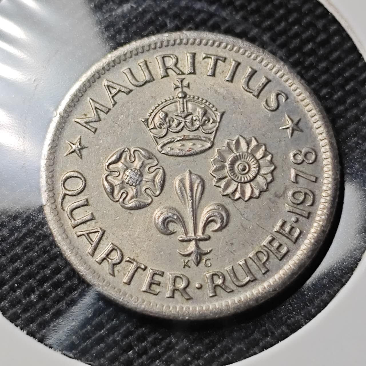 KK钱币收藏小铺  第388期  2月预留时间 周末发货  英属塞浦路斯1/4卢比