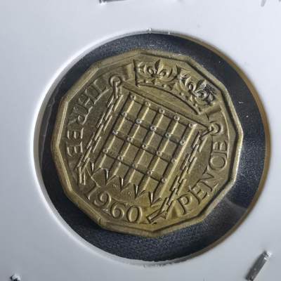 沼泽如烟--第967场 - 英国1960年3便士