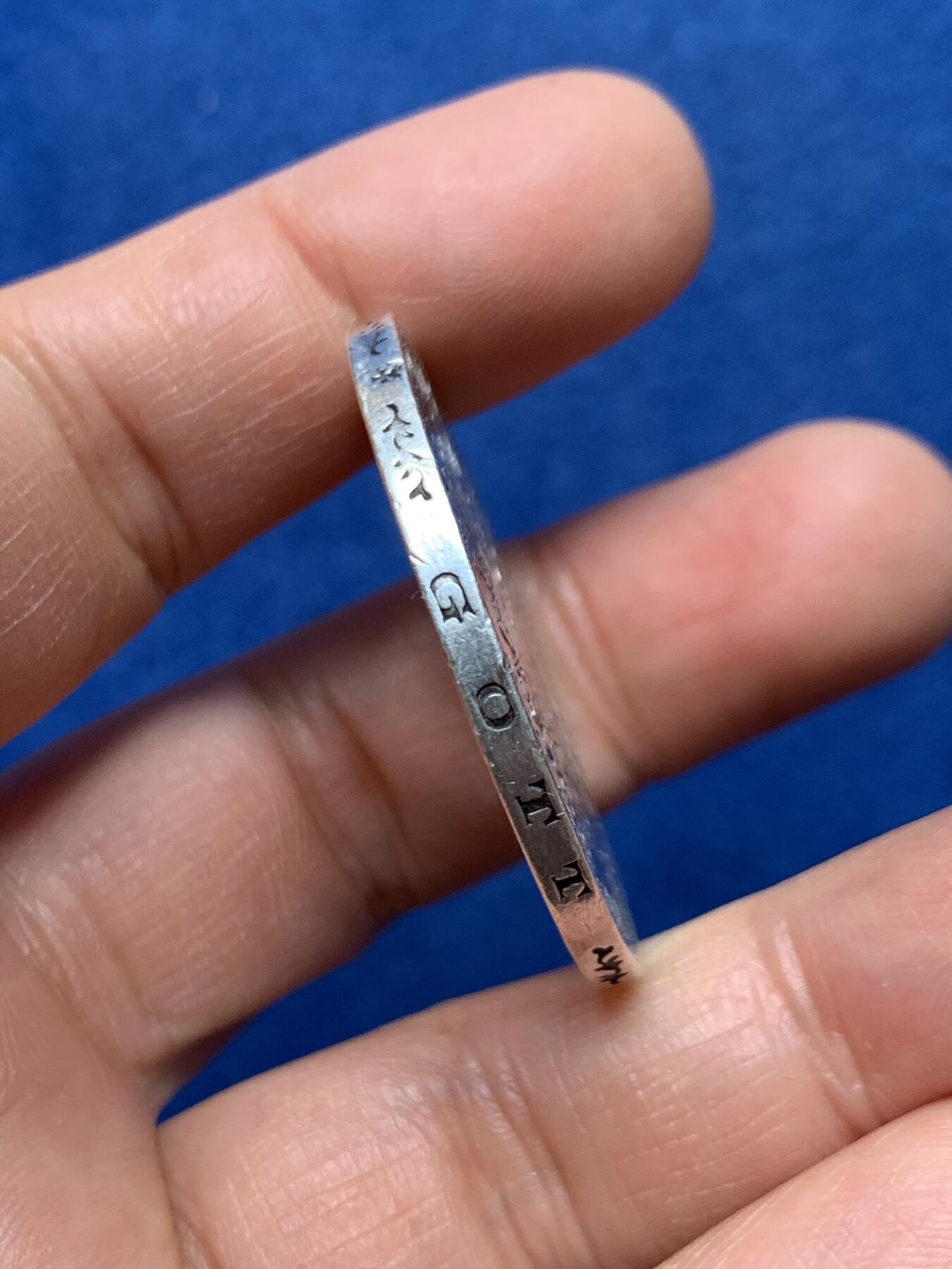 《竞宝斋》第460场 周日，周一，2场连拍 （全场包邮）欢迎送拍 德国 1876年J厂 汉堡5马克 稀少短翅鹰 27.45克